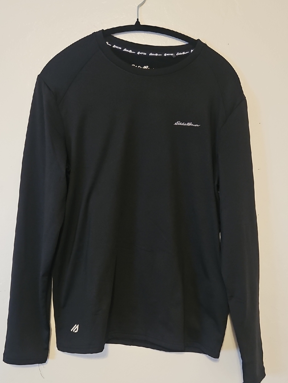 Eddie Bauer Black Long-Sleeve Performance Tee